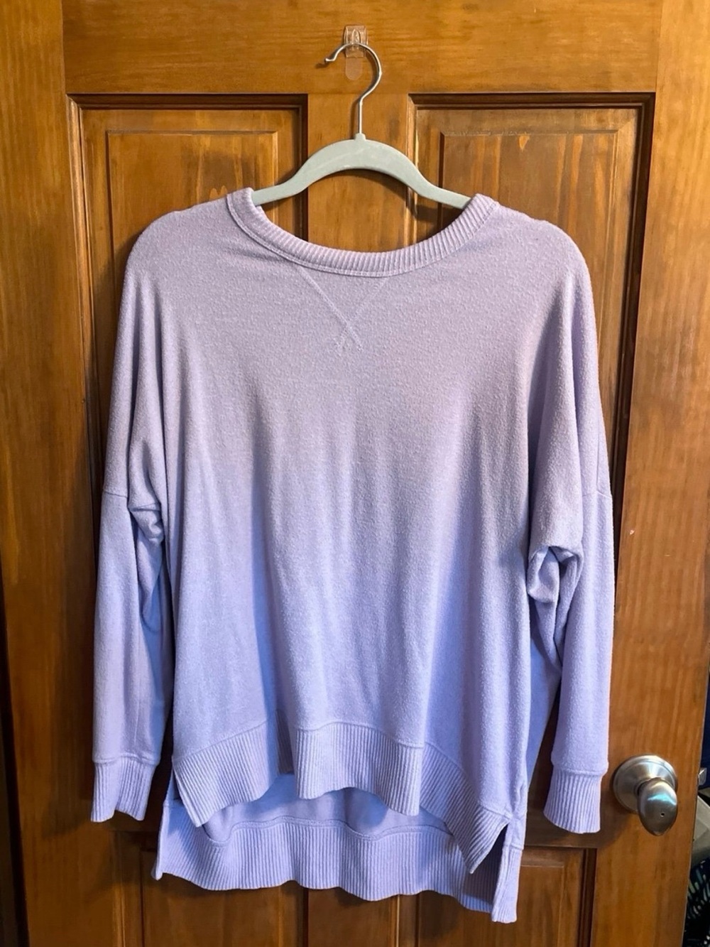 Aerie Lavender Long Sleeve Shirt (Size XS)